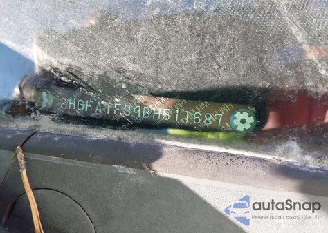 2011 Honda Civic Vp from USA, damaged, VIN 2HGFA1F39BH511687